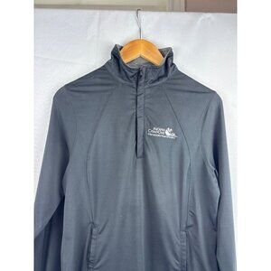 WW Heather Grey Indian Canyons Golf Resort Black Pullover Jacket M